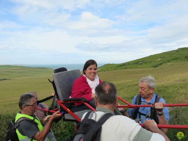 Randonnée joëlettes à Escalles