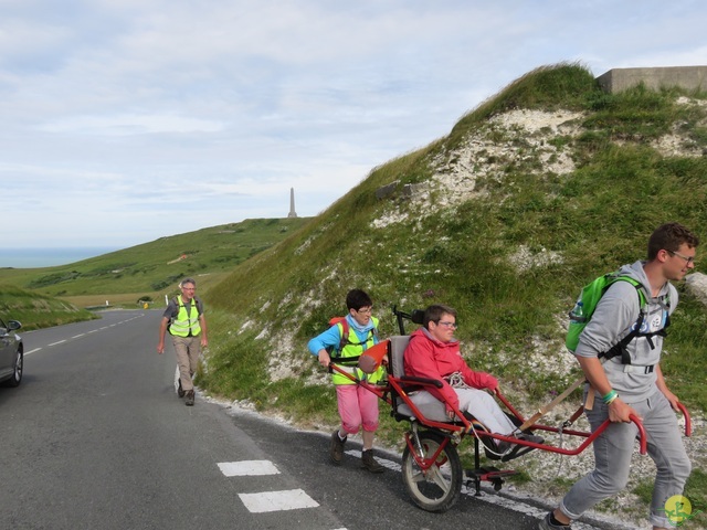 Randonnée joëlettes à Escalles