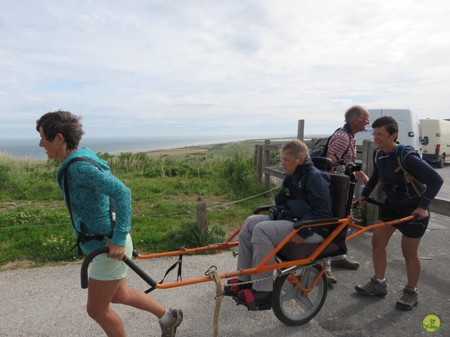 Randonnée joëlettes à Escalles