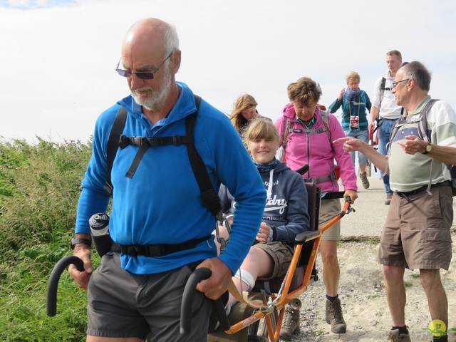 Randonnée joëlettes à Escalles