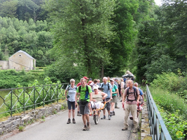 Randonnée joëlettes à Marbehan