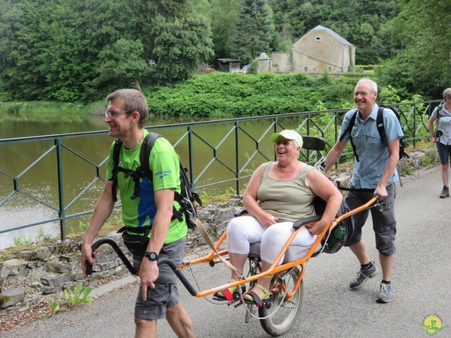 Randonnée joëlettes à Marbehan