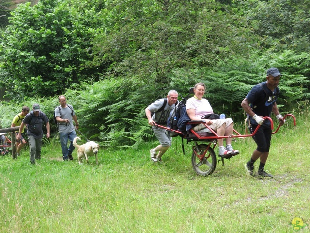 Randonnée joëlettes à Marbehan