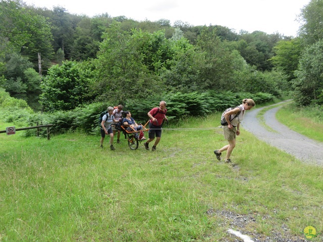 Randonnée joëlettes à Marbehan