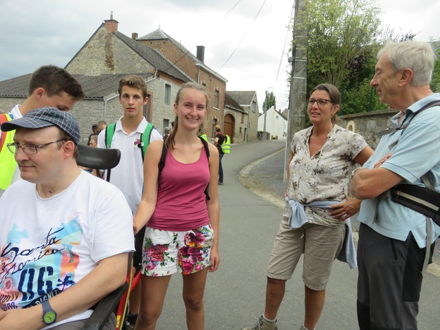 Randonnée joëlettes à Anseremme