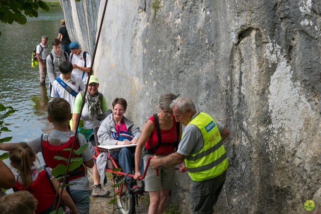 Randonnée joëlettes à Anseremme