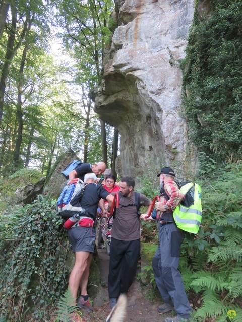 Randonnée joëlettes à Berdorf