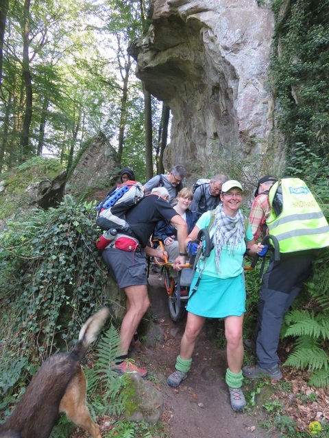 Randonnée joëlettes à Berdorf