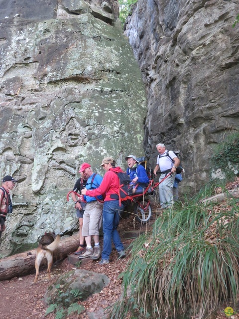 Randonnée joëlettes à Berdorf