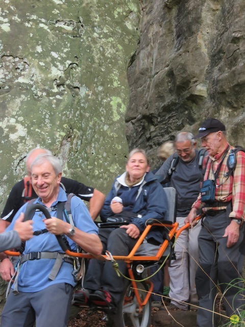 Randonnée joëlettes à Berdorf