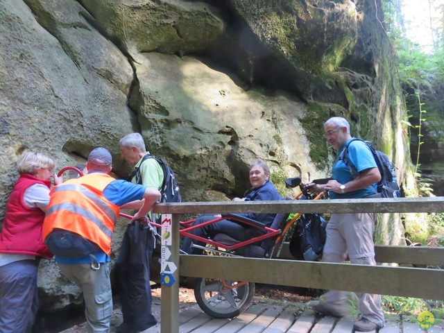 Randonnée joëlettes à Berdorf