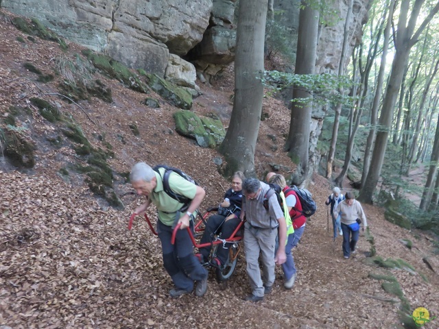 Randonnée joëlettes à Berdorf