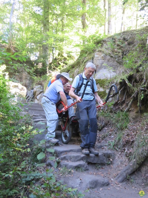 Randonnée joëlettes à Berdorf