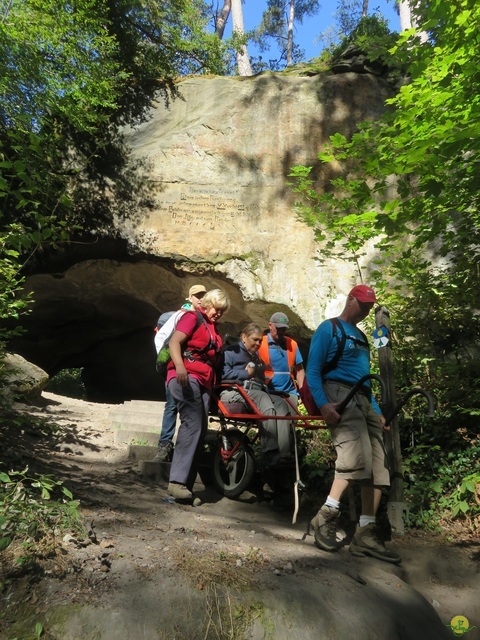 Randonnée joëlettes à Berdorf