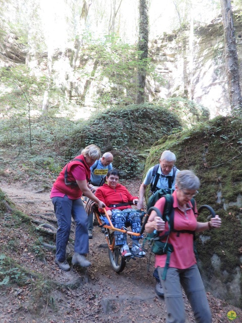 Randonnée joëlettes à Berdorf