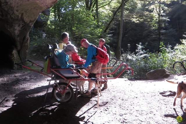 Randonnée joëlettes à Berdorf