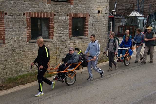 Randonnée joëlettes à Marche-en-Famenne