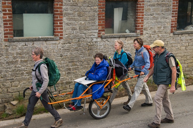 Randonnée joëlettes à Marche-en-Famenne