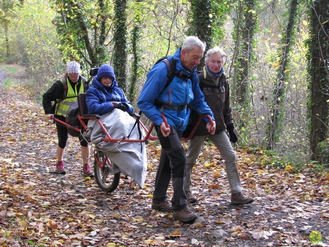 Randonnée joëlettes à Hermalle