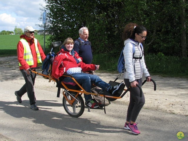 Randonnée joëlettes à Perwez