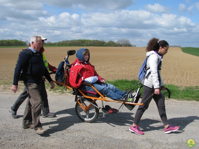 Randonnée joëlettes à Perwez