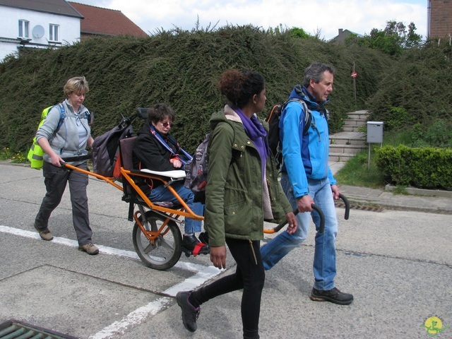 Randonnée joëlettes à Perwez