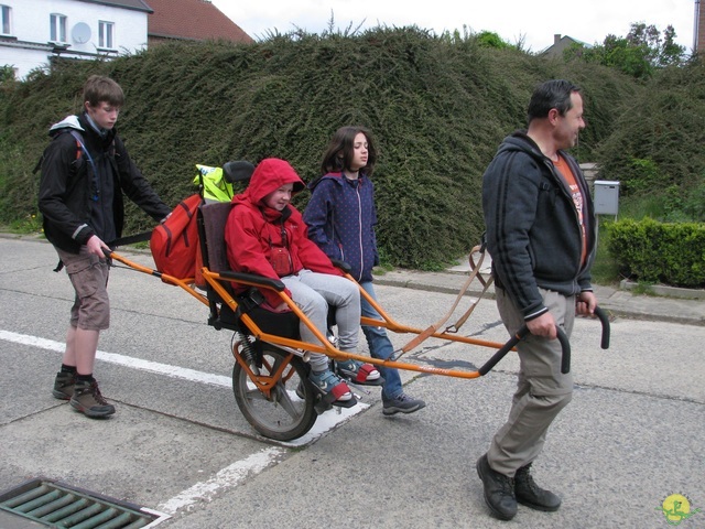 Randonnée joëlettes à Perwez