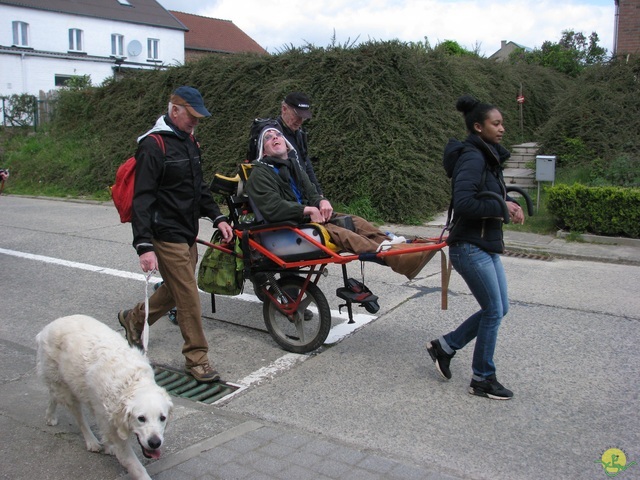 Randonnée joëlettes à Perwez