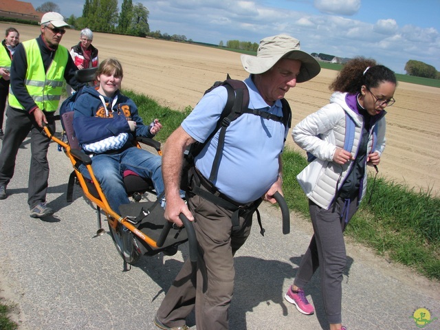 Randonnée joëlettes à Perwez