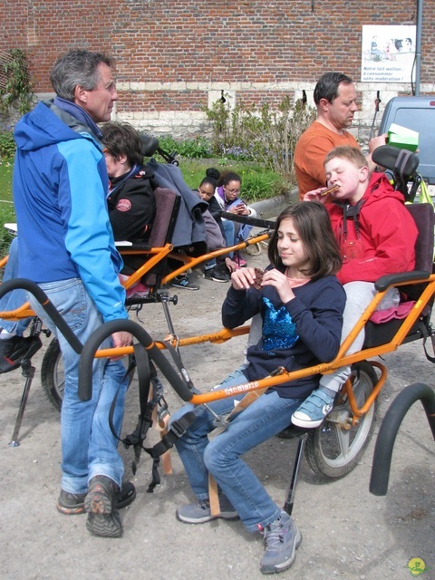 Randonnée joëlettes à Perwez