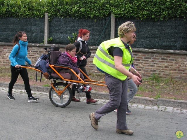 Randonnée joëlettes à Oleye