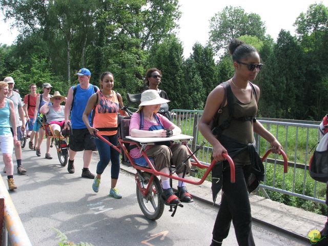 Randonnée joëlettes à Feluy