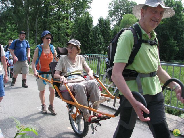 Randonnée joëlettes à Feluy