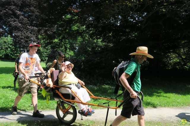 Randonnée joëlettes à Feluy