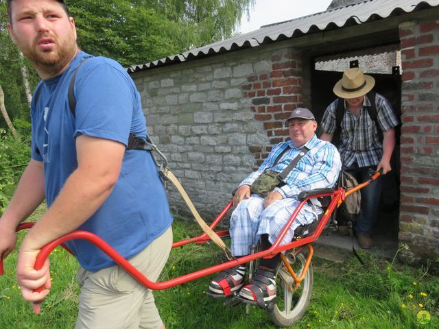 Randonnée joëlettes à Feluy