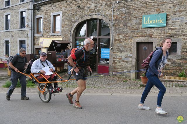 Randonnée joëlettes à Redu