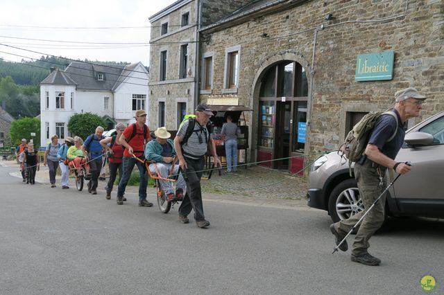 Randonnée joëlettes à Redu