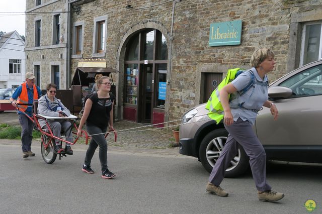 Randonnée joëlettes à Redu