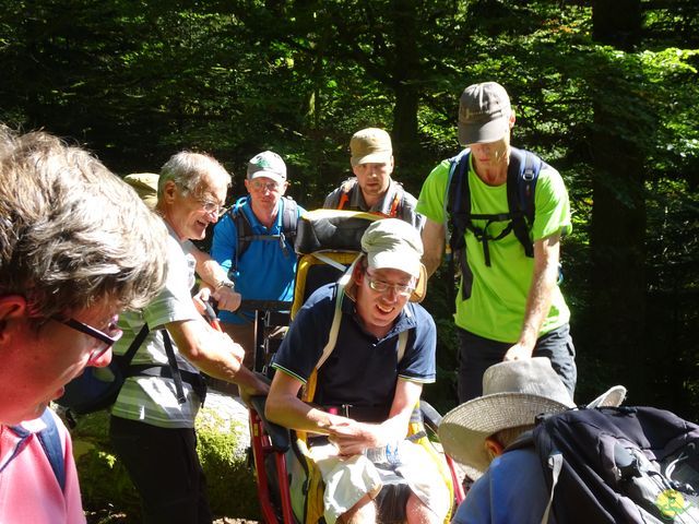 Randonnée joëlettes à Ramonchamp