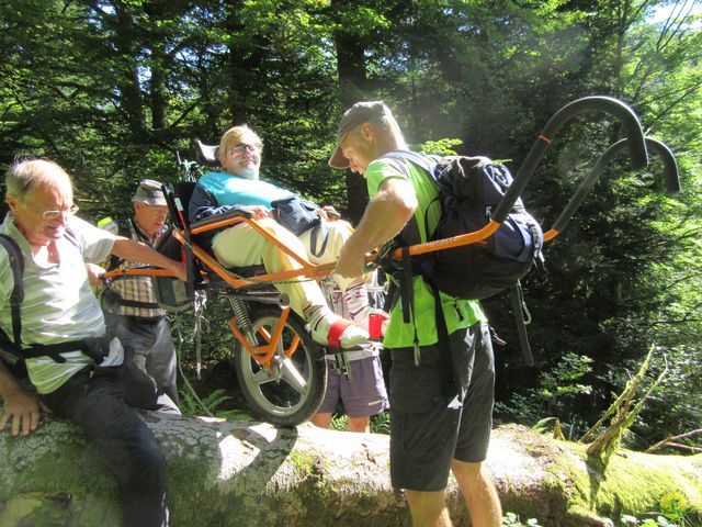 Randonnée joëlettes à Ramonchamp