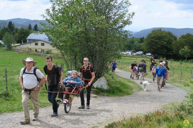 Randonnée joëlettes à Ramonchamp