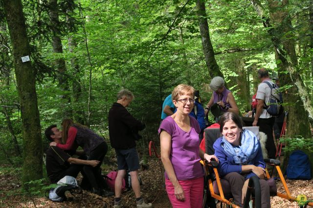 Randonnée joëlettes à Ramonchamp