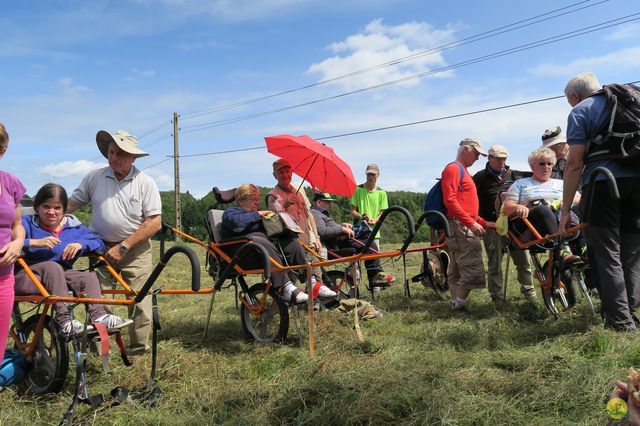 Randonnée joëlettes à Ramonchamp