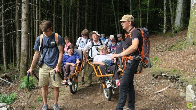 Randonnée joëlettes à Ramonchamp