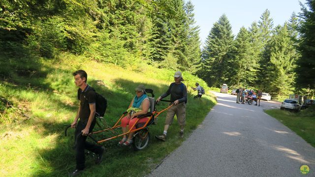 Randonnée joëlettes à Ramonchamp