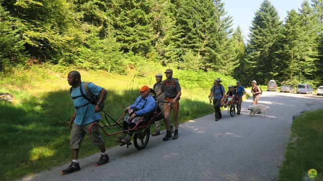 Randonnée joëlettes à Ramonchamp