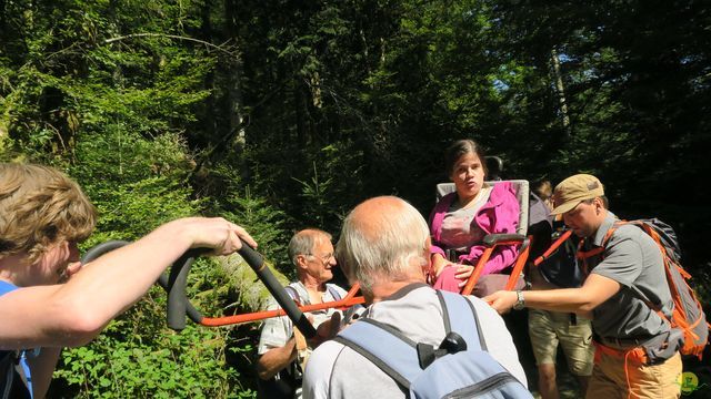 Randonnée joëlettes à Ramonchamp