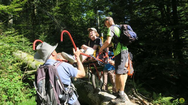 Randonnée joëlettes à Ramonchamp