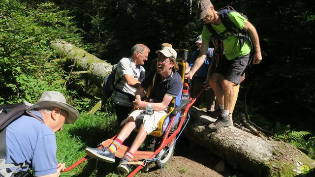 Randonnée joëlettes à Ramonchamp