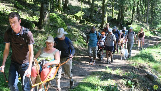 Randonnée joëlettes à Ramonchamp